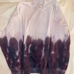 Urban renewal recycled half-dye crewneck